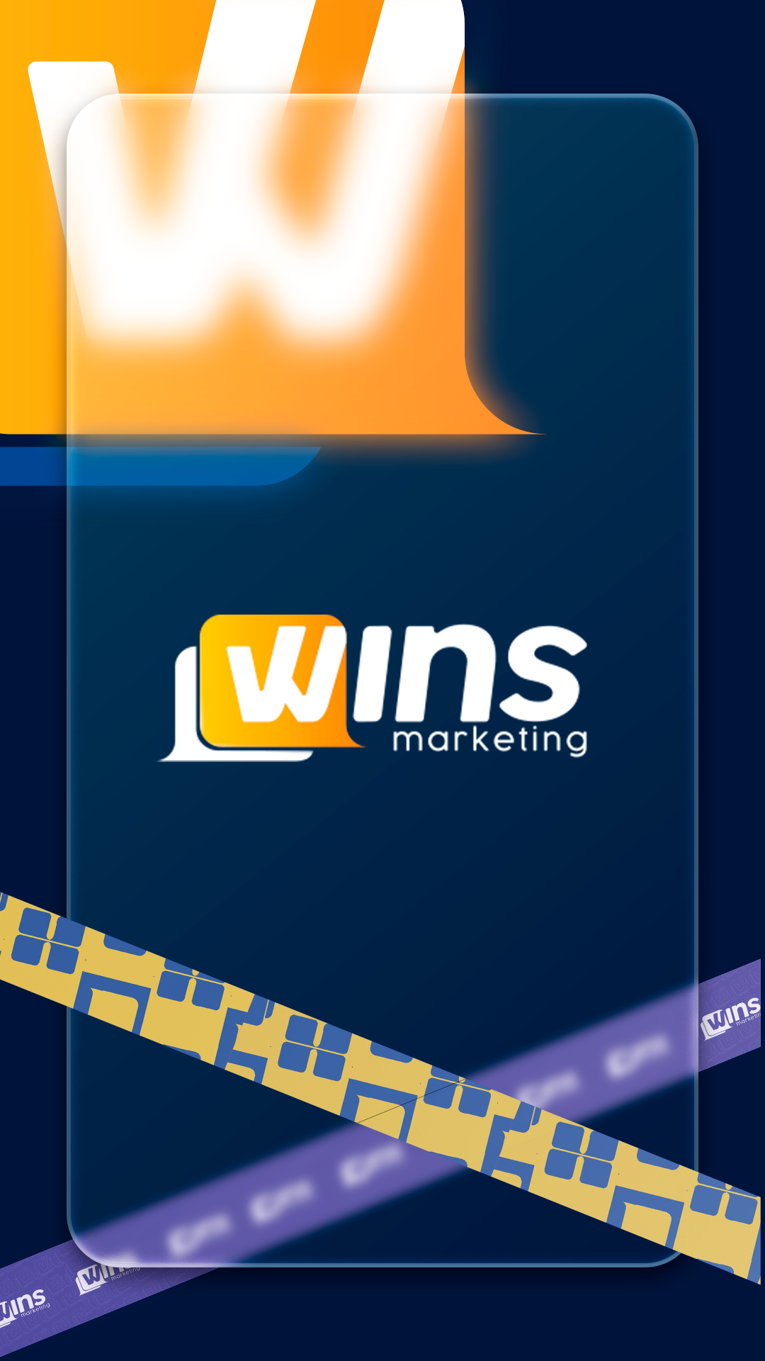 Capa da identidade visual Wins no acervo da agência